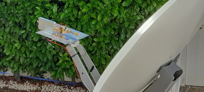Testes de recepção nos 47 GHz